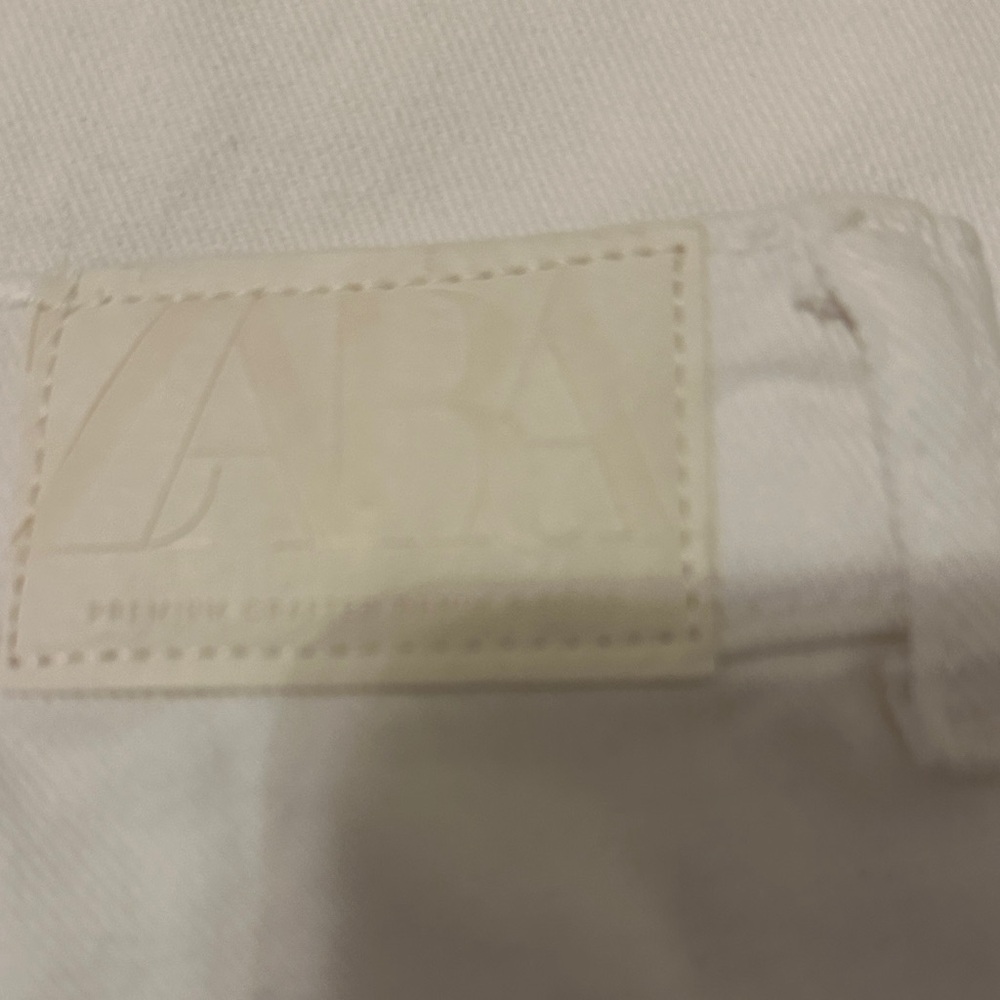 Zara White size 8  Women Jeans - Picture 10 of 11